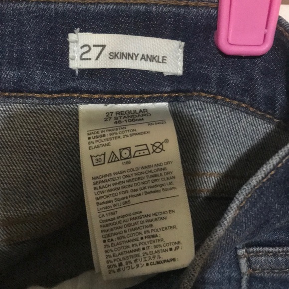 Banana Republic Distressed Skinny Ankle Jeans 27 - Picture 4 of 7